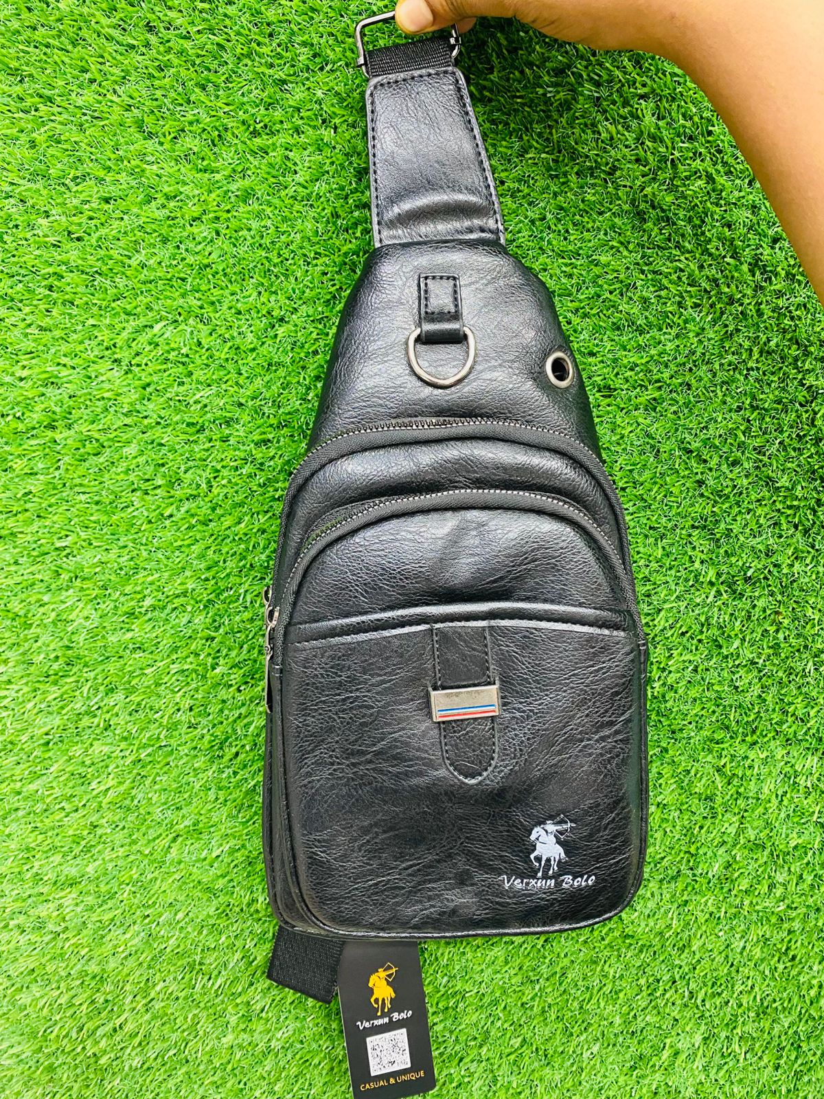 Casual Leather Sling Bag For Men