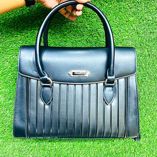 Chrisbella Elegant Black Handbag & Wallet Set – Timeless Sophistication for Every Occasion