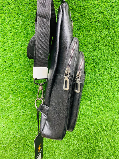 Casual Leather Sling Bag