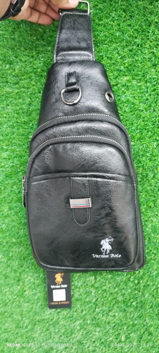 Casual Leather Sling Bag For Men