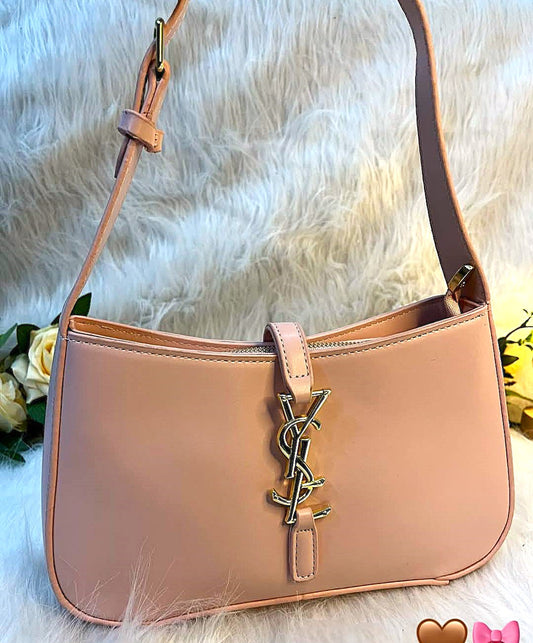 Pink Saint Laurent Le 5 à 7 Hobo Bag – A Statement of Modern Elegance