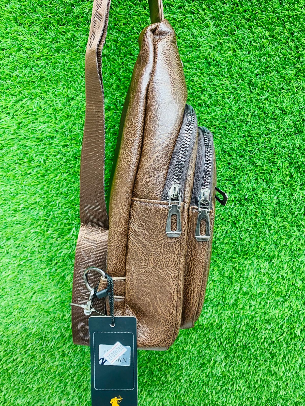 Premium Leather Crossbody Sling Bag 