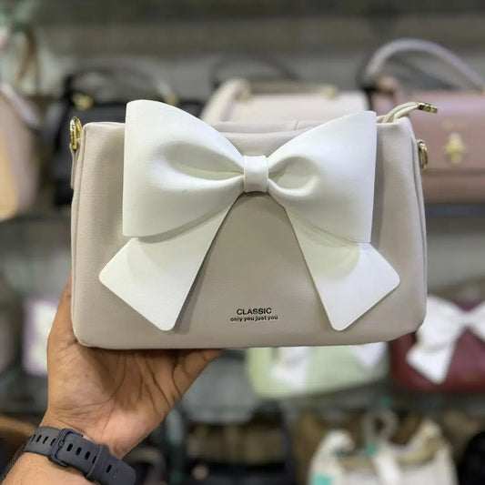 White Colour Classic brand women bag premium design 2025
